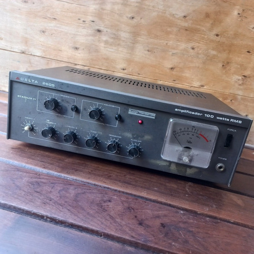 Amplificador Delta 2605 Funciona 100 Watts Rms Raro Vintage