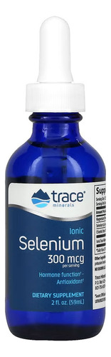 Trace Minerals Selênio Iônico Líquido 300mcg 59ml Importado