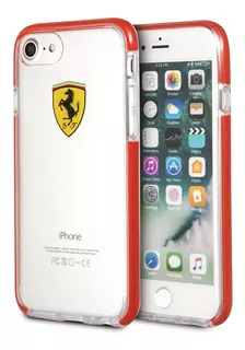 Funda Case Ferrari Cristal/rojo Compatible Nuevo iPhone SE 3