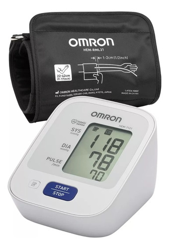 Baumanometro Digital Medidor Presión Arterial Omron Monitor