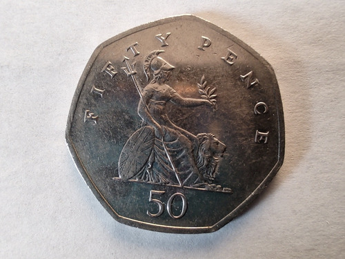 Moneda Gran Bretaña 50 Pence 1997 (x1578