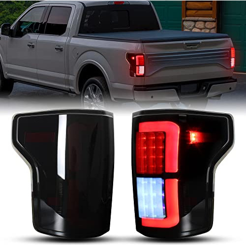 Pokiauto Conjunto De Luces Traseras Led Mejoradas Para F150,