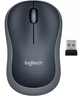 Mouse inalámbrico Logitech Inalámbrico M185 M185 gris