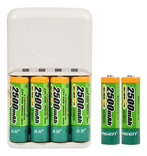 Nº 5 Bateria Recargable 4 Cargador Estandar Canal 2500mah :