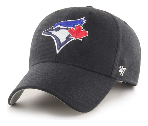 47 Gorra Ajustable Mvp Negra Toronto Blue Jays Hombre Talla