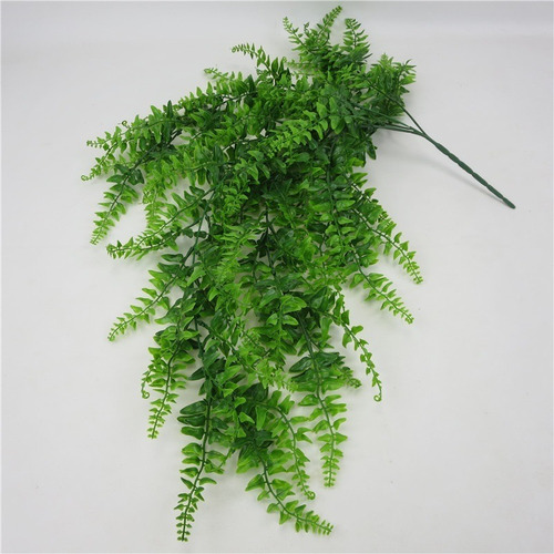 60 Helecho Planta Colgante Artificial Follaje Muro Verde