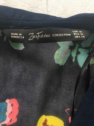 Remera De Gasa Para Mujer Zara Talle M
