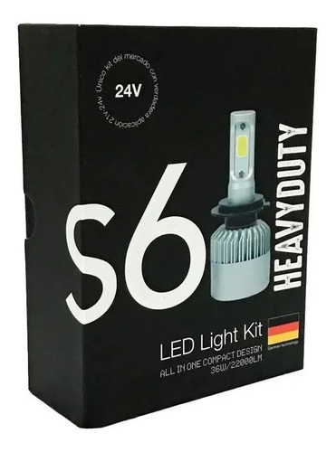 Imagen 6 de 8 de Juego Led Cree S6 24v H4 H1 H7 H11 Camiones Micros Envios!