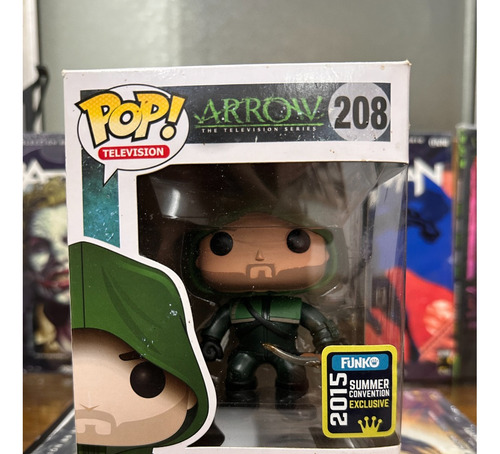 Funko Pop! Dc #208 The Arrow 2016 + Protector De Acetato