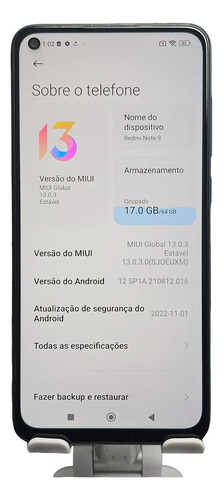 Smartphone Xiaomi Redmi Note 9 Dual Sim Nfc 64 Gb Barato Sem Juros (Usado)