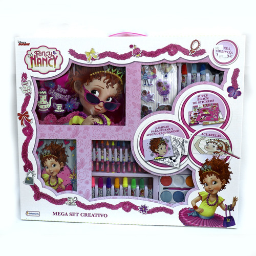 Mega Set Creativo Fancy Nancy +100 Piezas Original