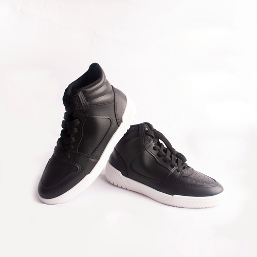 Zapatilla Botita Negra 5771-102-7800 Mujer Moleca