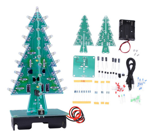 Kit De Circuito Electrónico Para Árbol De Navidad 3d, Diseño