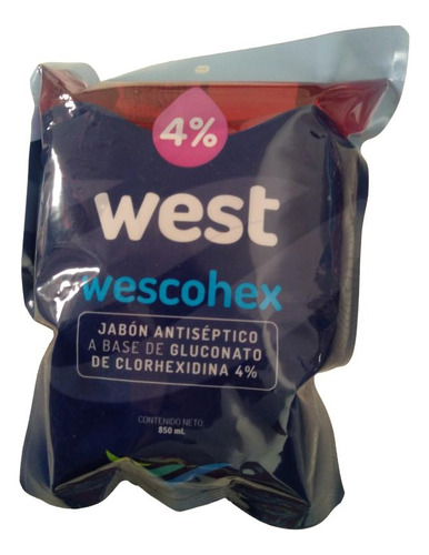 Clorhexidina Jabón 4% -wescohex- Bolsax8 - mL a $42