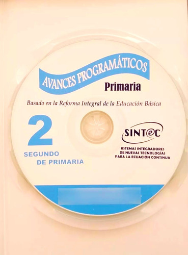 Avances Programáticos 2do Segundo Grado Primaria - 1 Cd Rom