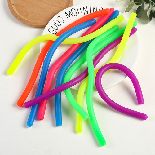 Cuerda Elástica, Cuerda Elástica Flexible, Goma Blanda, 12 U