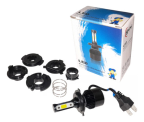 Bombillo Led H4 Para Carro/moto 4500 Lm Corriente Ac/dc