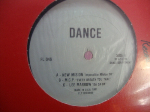 Vinilo Dance New Mision Chyp Notic Marrow Fly Records E1