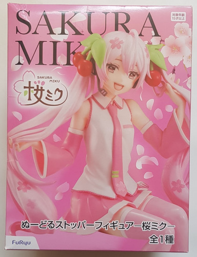 Figura Hatsune Miku Noodle Stopper Sakura Miku Figure Nueva