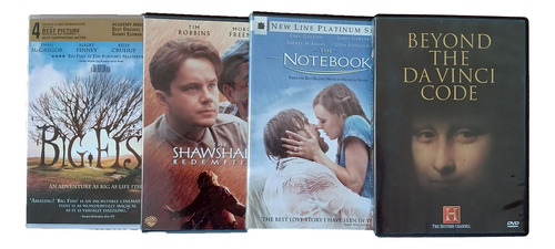 Lote Dvds The Notebook,big Fish,beyond The Davinci Code +1 (Usado)