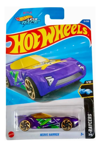 Hot Wheels Nerve Hammer X-racers 13/250 Roxo