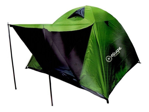 Carpa 4 Personas Aluminizada Sobretecho Alero Escape Camping