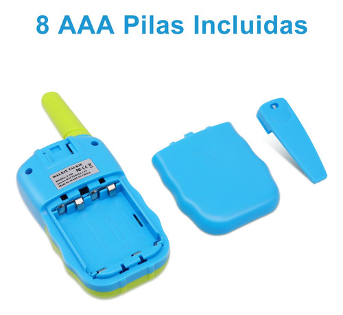 2 Pzas Walkie Talkies Para Niñas, 3km Largo Alcance Radios