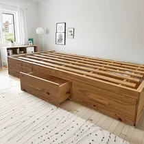 Comprar Cama 160 Queen Con Cajones Ideal Optimizar Espacio 6 Cajones