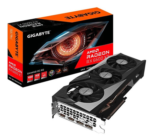 Imagen 1 de 7 de Tarjeta De Video Gigabyte Radeon Rx 6600 Xt Gaming Oc 8g Rgb