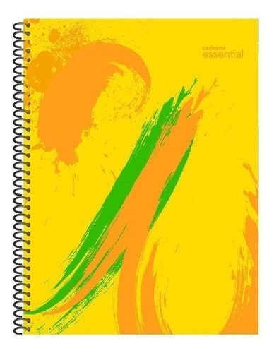 Cuaderno 22x29cm 84 Hojas Cuadriculadas Essential Ledesma Color Verde