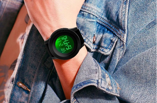 Imagen 4 de 7 de Reloj Hombre Skmei 1142 Sumergible Digital Alarma Cronometro