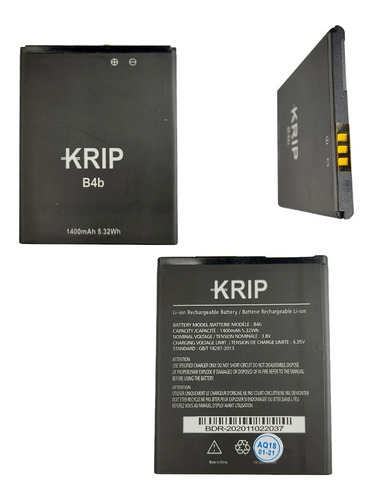 Bateria Pila Krip K4b / B4b
