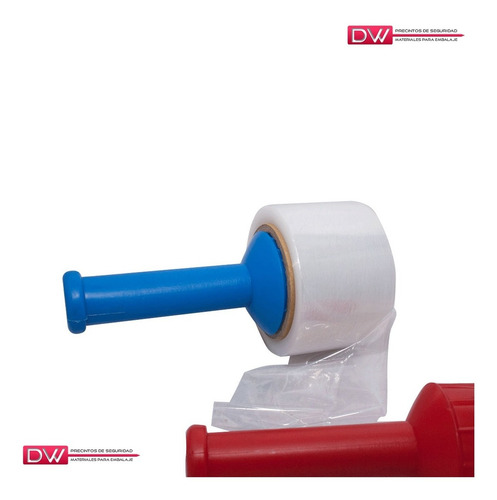 Imagen 2 de 8 de Film Strech Con Dispenser + 5 Rollos De 72 Mm Kit