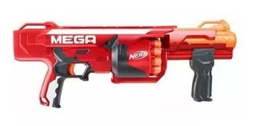 Lança Dardo Accustrike Mega Bulldog, Nerf, Vermelho/laranja