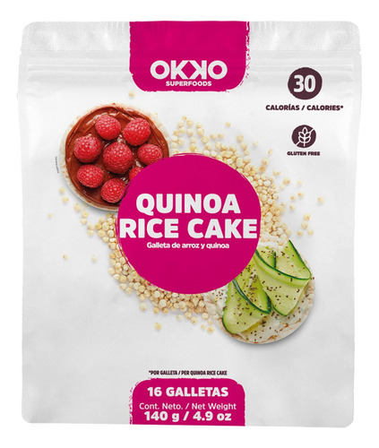 Okko Rice Cakes Con Quinoa 140 G