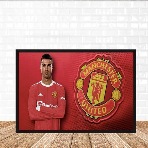 Quadro Decorativo Cristiano Ronaldo Manchester United 04