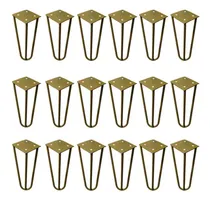 Comprar 18 Pés Metal 15cm Hairpin Legs Mesas De Centro Puffs Dourado