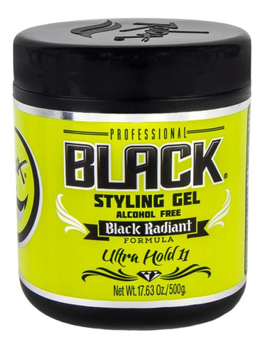 Rolda Black Styling Gel 500g Barberia  Peluqueria
