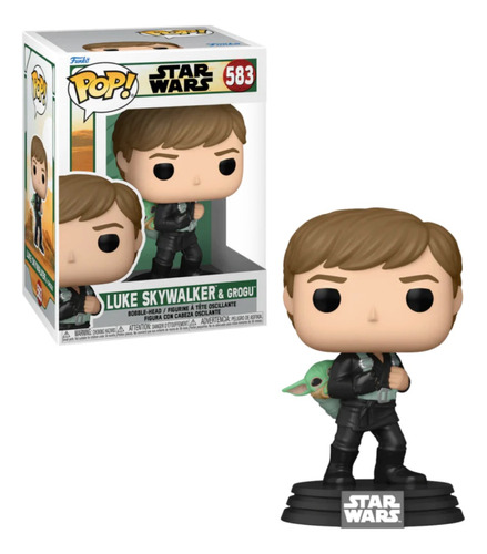 Luke Skywalker Y Grogu Funko Pop 583 / Star Wars / Original