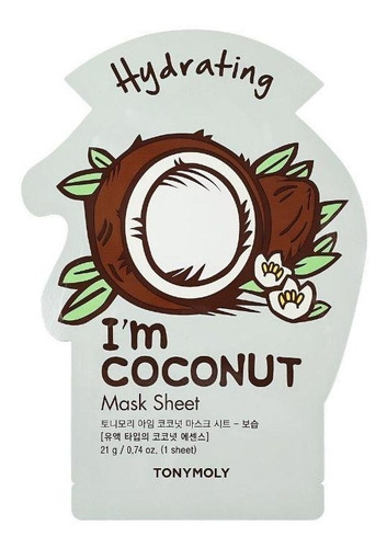 Tonymoly - Mascarilla Facial De Coco Im Real