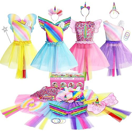 Conjunto De Baúl De Vestir De Princesa Niñas, 19 Piez...