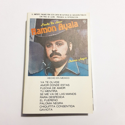 Ramón Ayala - Flecha De Amor - Paloma Negra / Casete