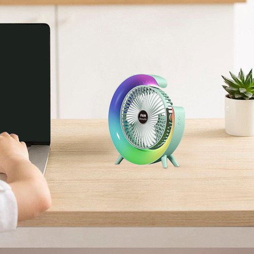 Mini Ventilador Mesa Escritorio Con Inclinación Ajusta