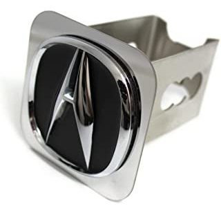 Acura Oem Estilo 3d Logo Cromado Tow Hitch Cubierta Plug