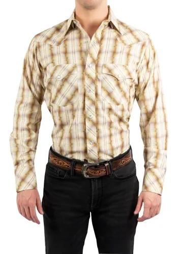 Camisas cuadradas online vaqueras para hombre
