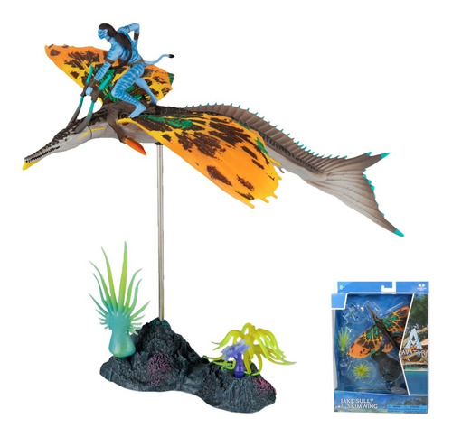 Figura Avatar The Way Of Water Jake Sully & Skimwing Mcfarla