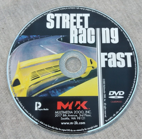 Pelicula Dvd Street Rancing Fast, 2017