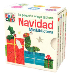 Libro La Pequeña Oruga Glotona Navidad Minibiblioteca