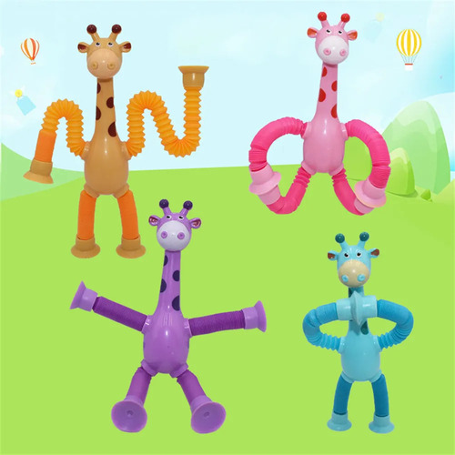 Juguete Educativo Para Jirafas Con Tubo Telescópico Con Vent