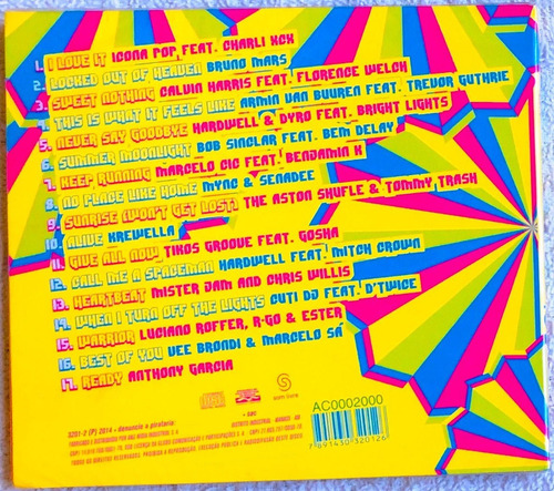 Cd Lacrado Summer Eletrohits 10 (2014) Rareza original